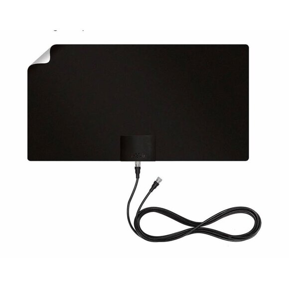 NEW! Mohu Leaf Supreme Pro Paper-Thin Indoor TV Antenna Amplified UHF VHF 65-